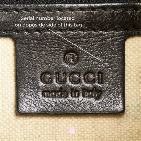 do all gucci bags have serial numbers